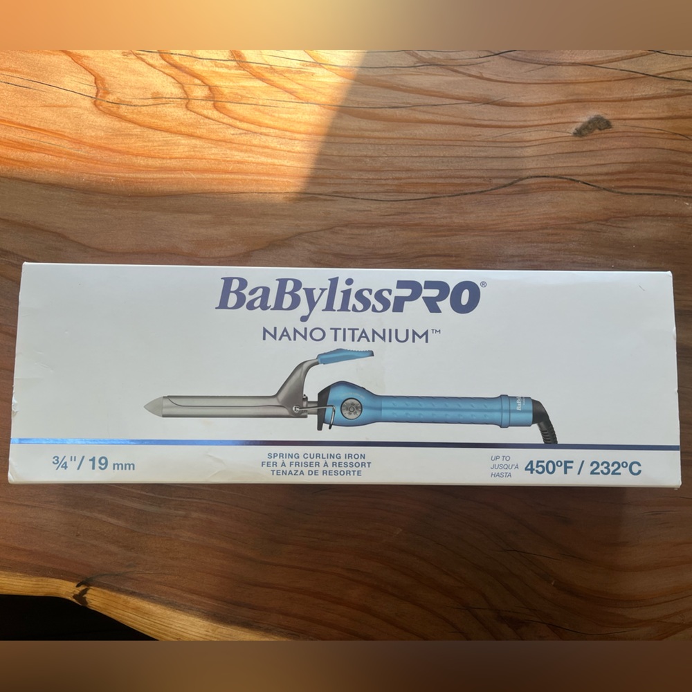 BaBylissPRO Nano Titanium 3/4" Curling Iron